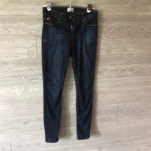 Dark blue skinny Hudson jeans
